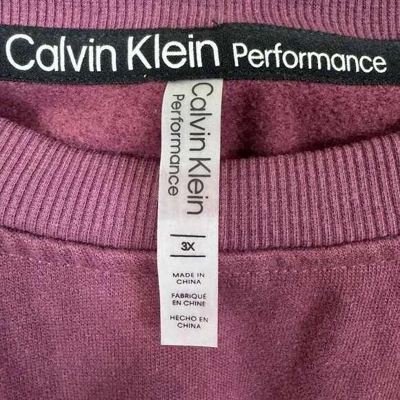 Calvin Klein Logo Sweatshirt - Size 3X - Picture 4 of 6